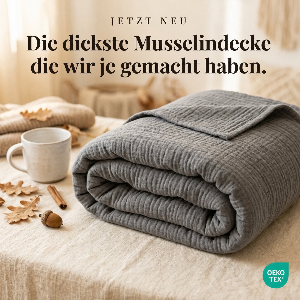Die neue Winter Musselindecke