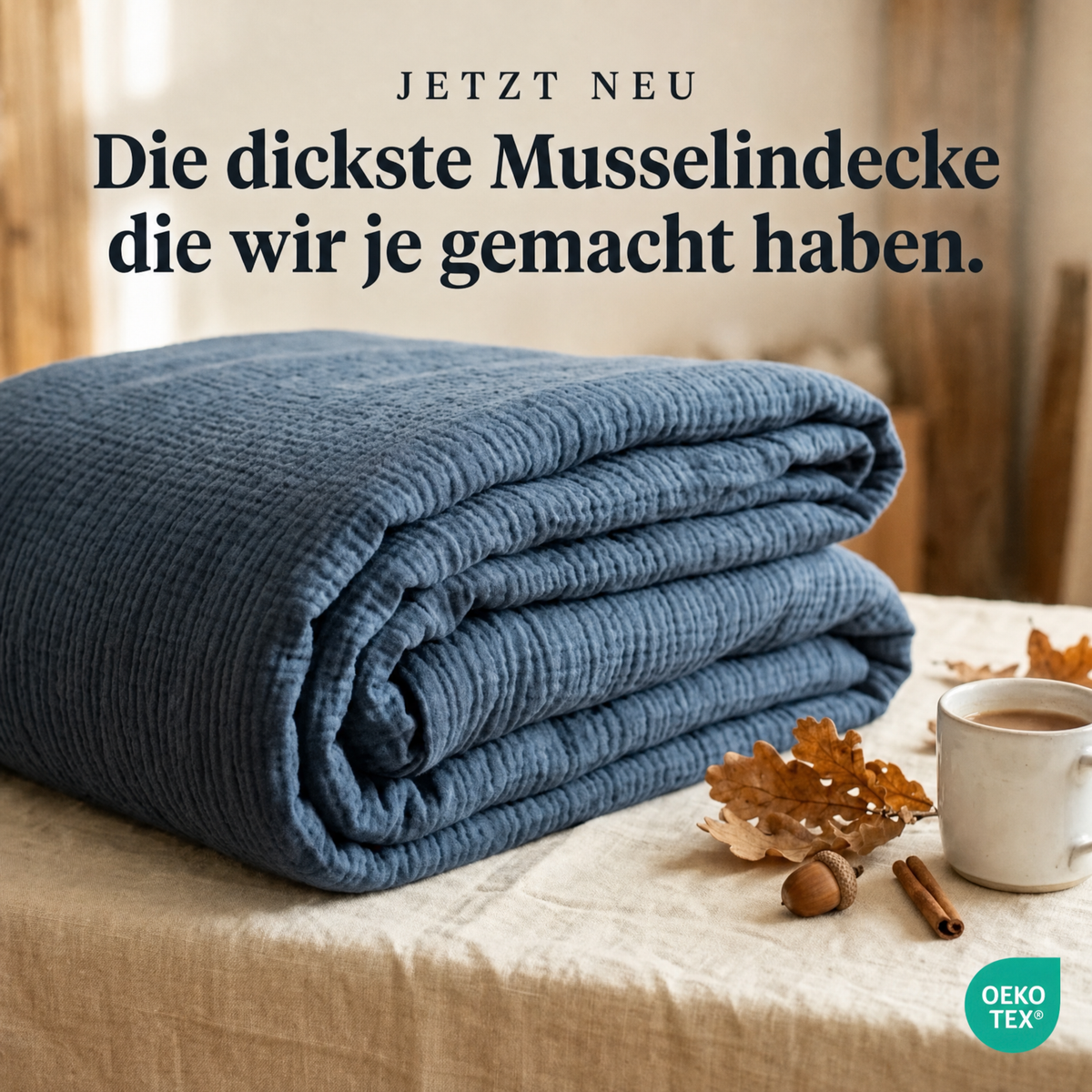 Die neue Winter Musselindecke
