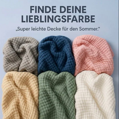 Sanfte Premium Musselindecke