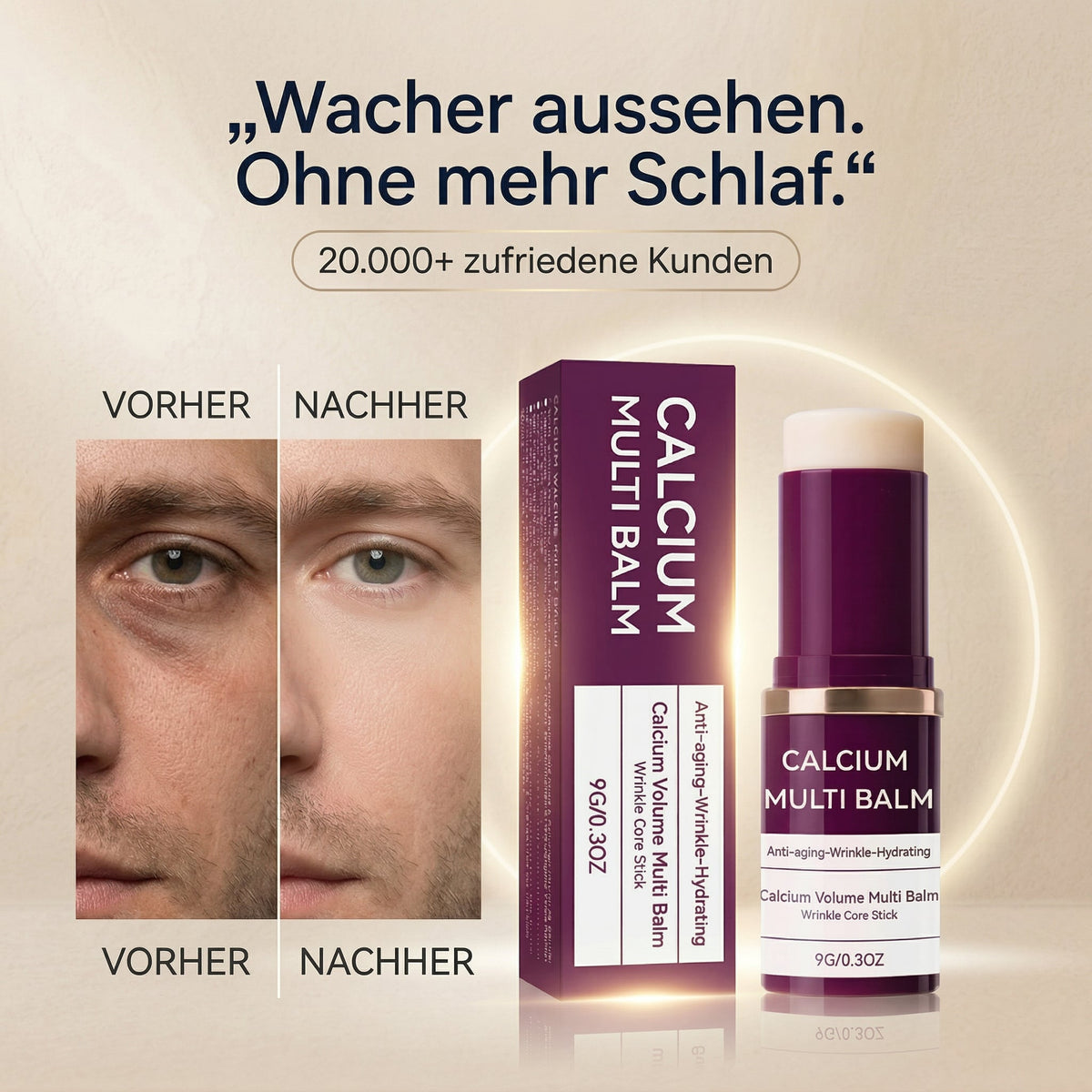 Collagen Calcium Moisturizing Stick - Reduziert Augenringe sichtbar