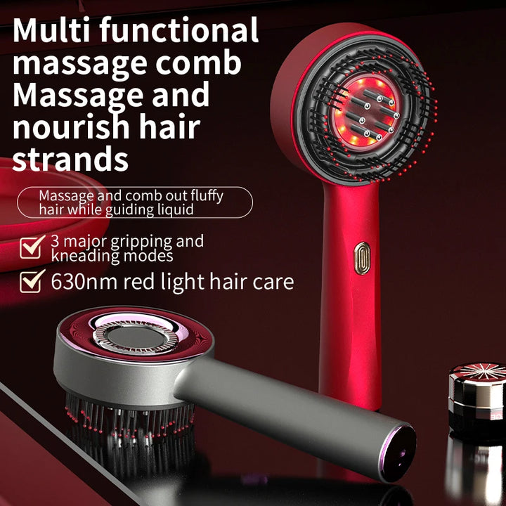 ScalpCare Vibration Rotlicht Massagekamm