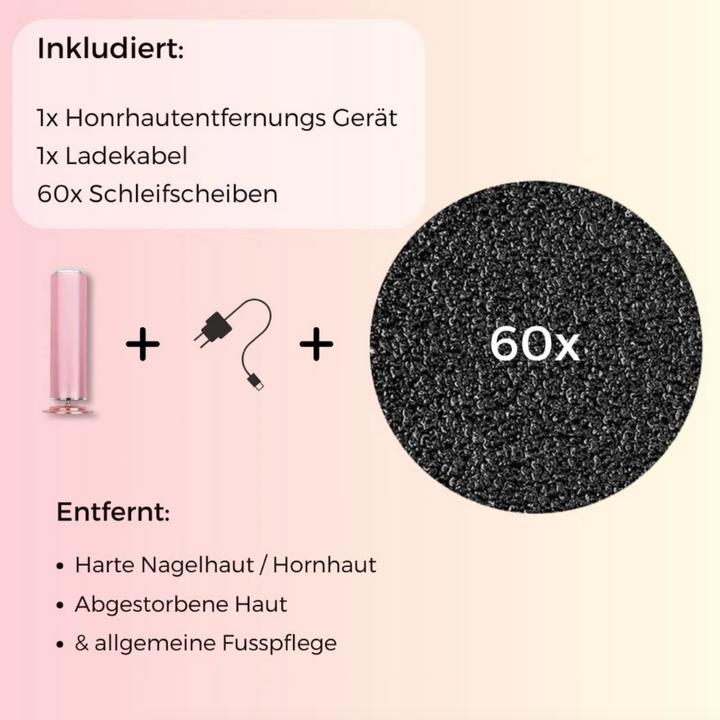 Babyfoot Pro - Elektrischer Hornhaut Entferner