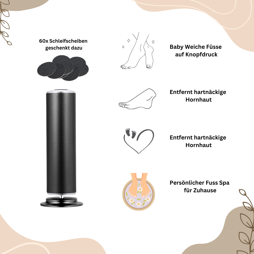 Babyfoot Pro - Elektrischer Hornhaut Entferner