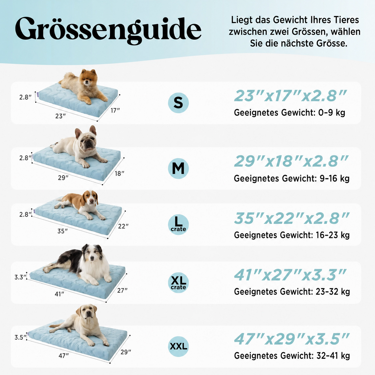 Kühlendes Premium Bett für Hunde & Katzen