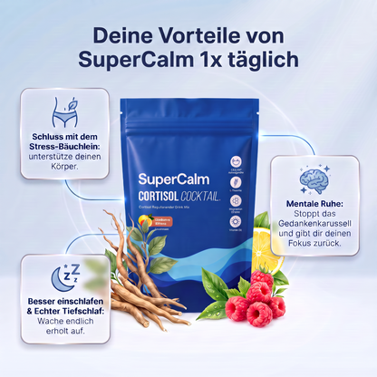 Supercalm Mix für gesunde Cortisol Werte