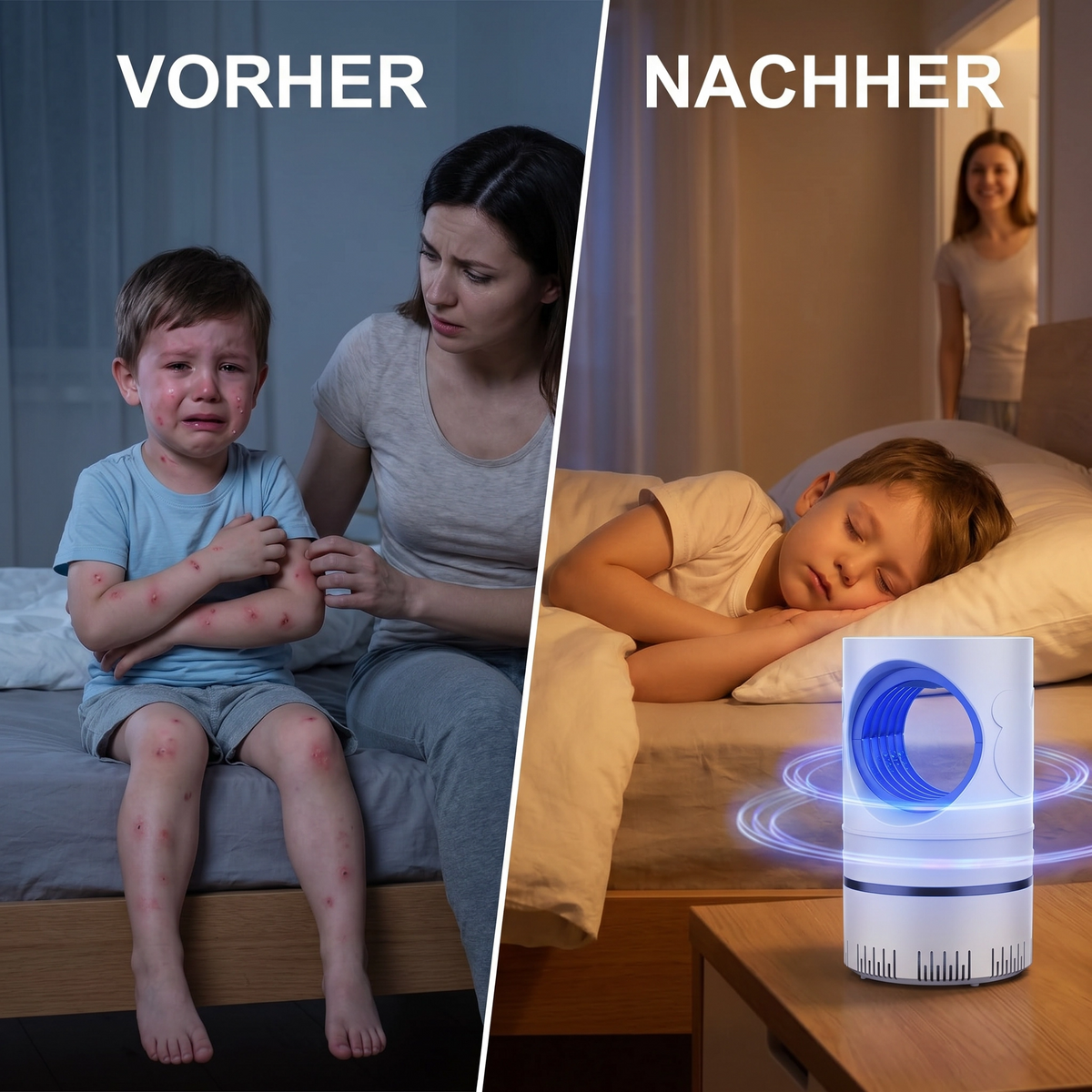 LED-Mückenlampe – Sag den Mücken ade